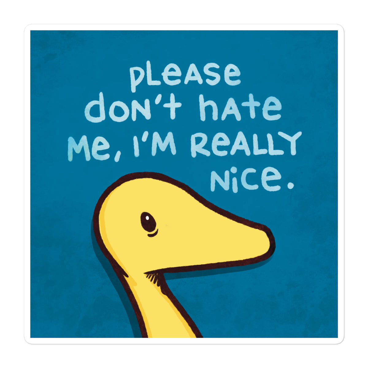 Please Dont Hate Me Magnet Shop Dinosaur