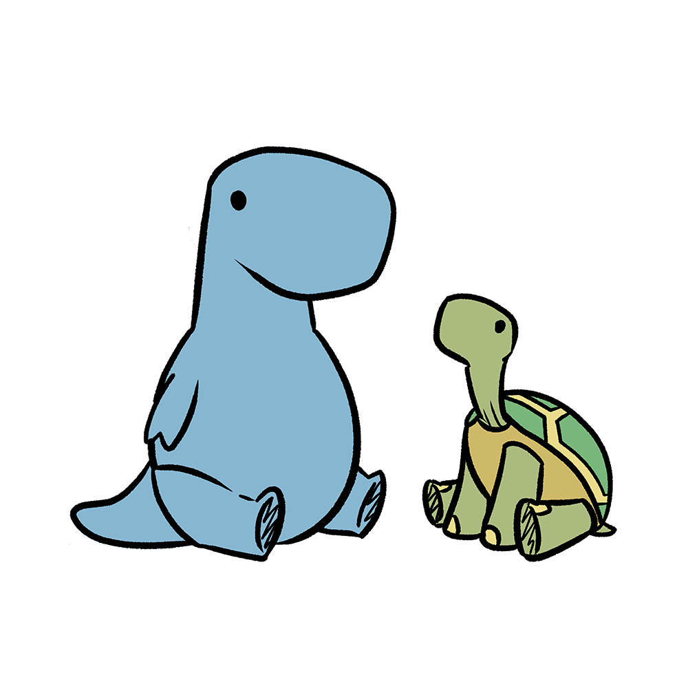 tortoise & dino