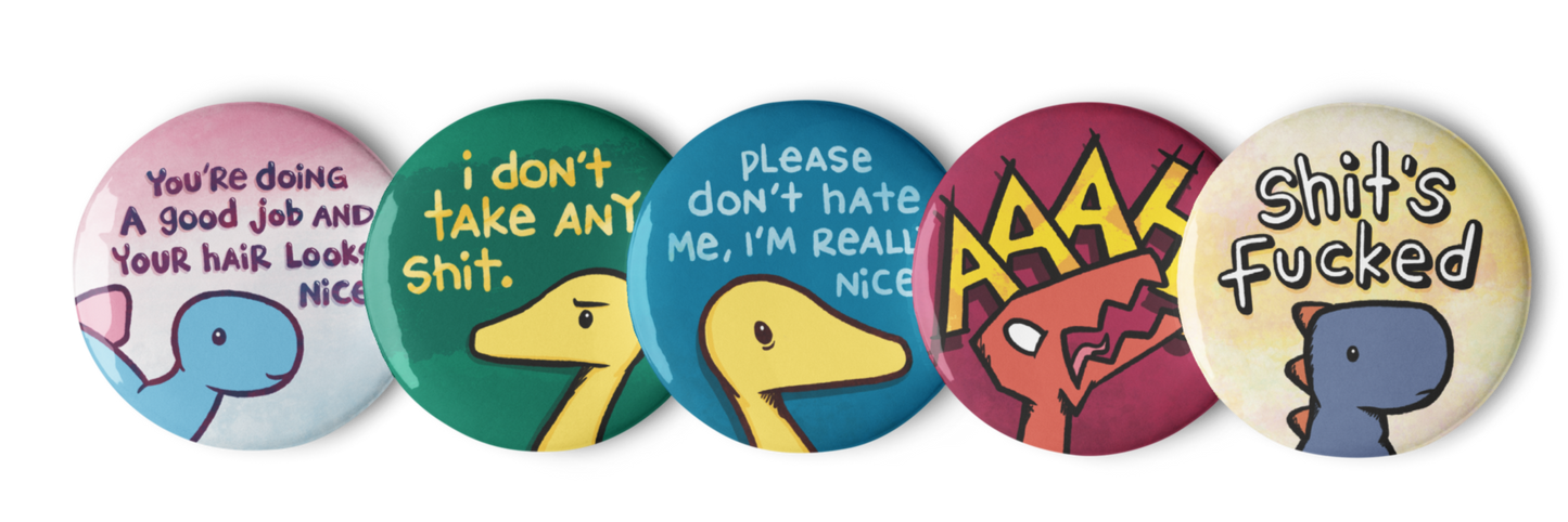 Quotes Collection | button pins