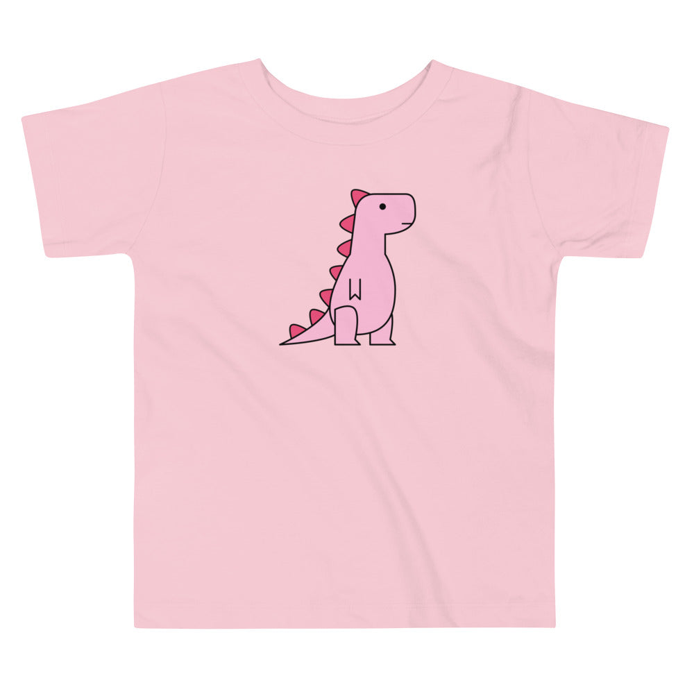 Pink T-Rex | toddler tee