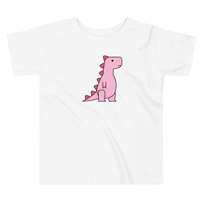 Pink T-Rex | toddler tee