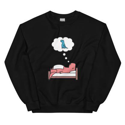 Sweet Dreams (pink t-rex) | sweatshirt