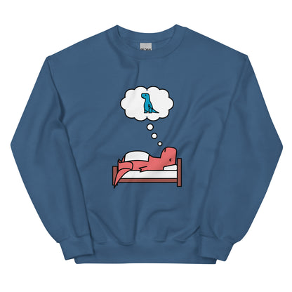 Sweet Dreams (pink t-rex) | sweatshirt