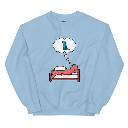 Sweet Dreams (pink t-rex) | sweatshirt