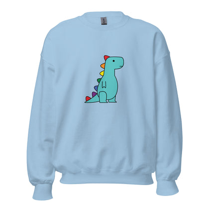 Rainbow T-Rex | sweatshirt