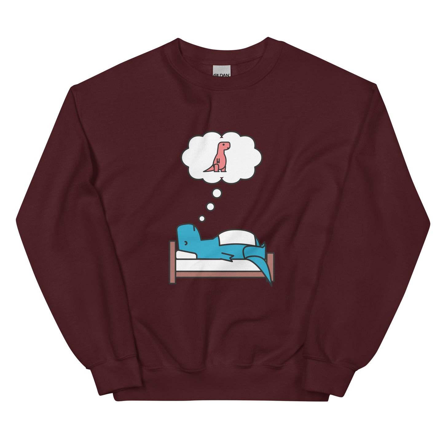 Sweet Dreams (blue t-rex) | sweatshirt