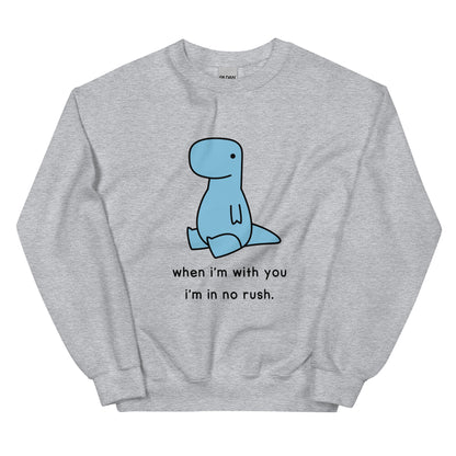 No Rush Dino | sweatshirt