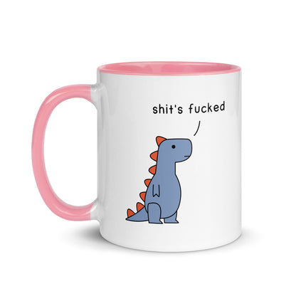 Shit's Fucked | colourful mug