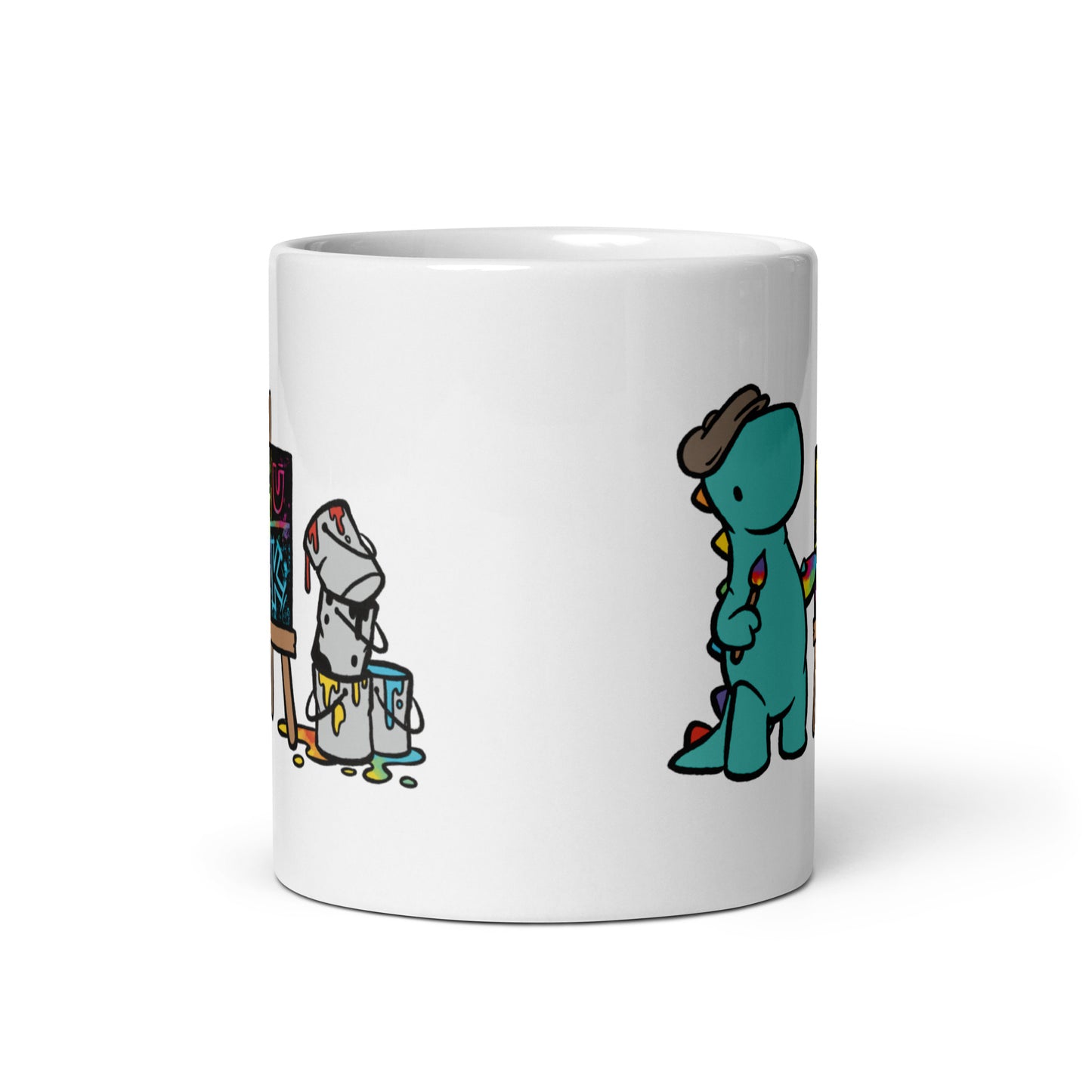 Artist Painting Fuck | mug