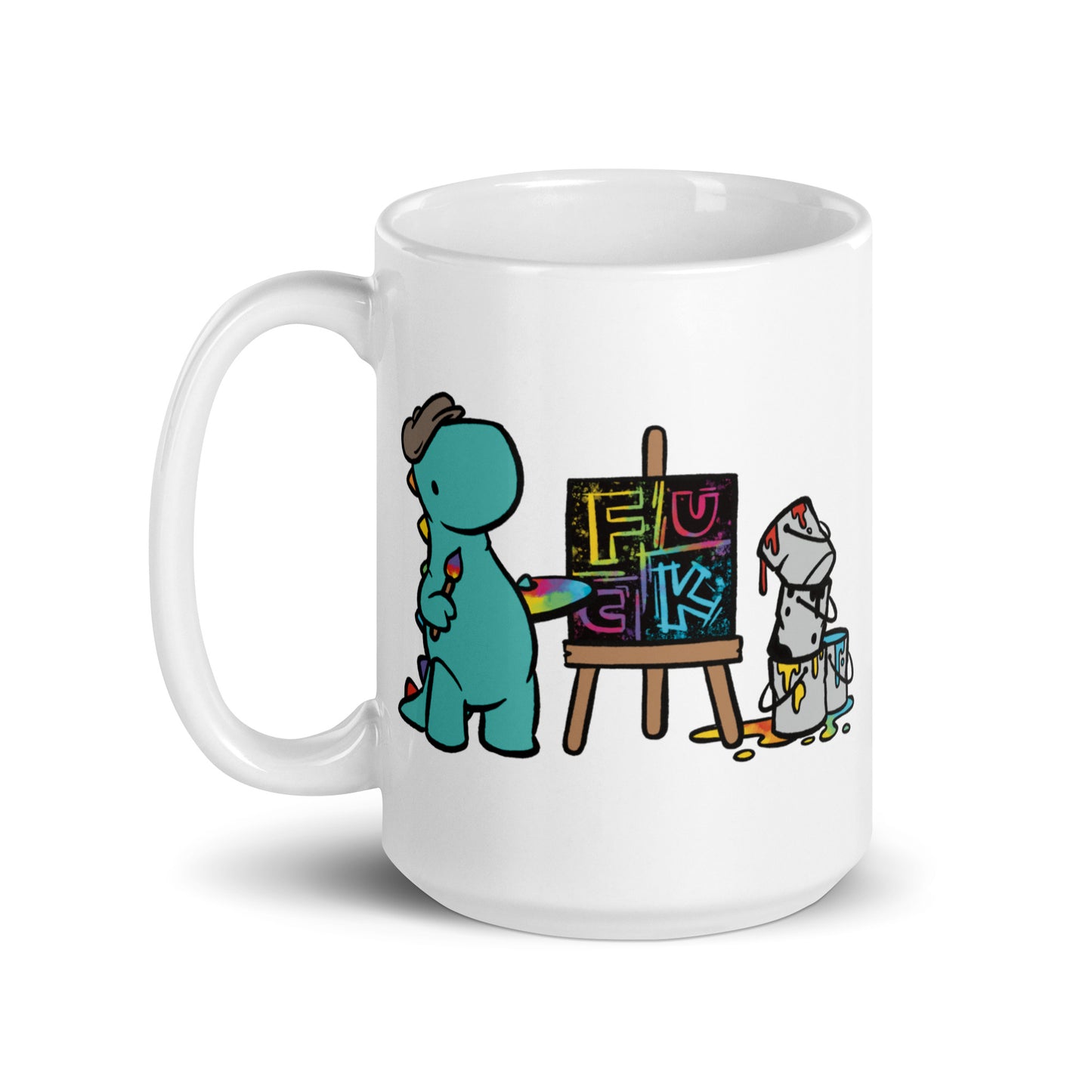 Artist Painting Fuck | mug