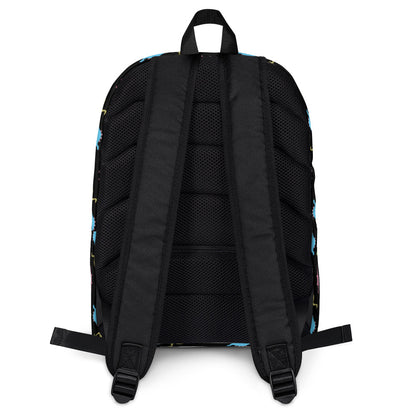 dinosaur backpack - black