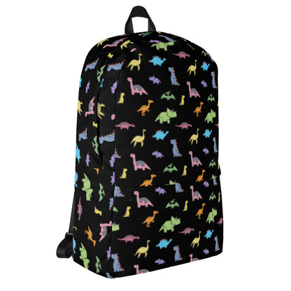 dinosaur backpack - black