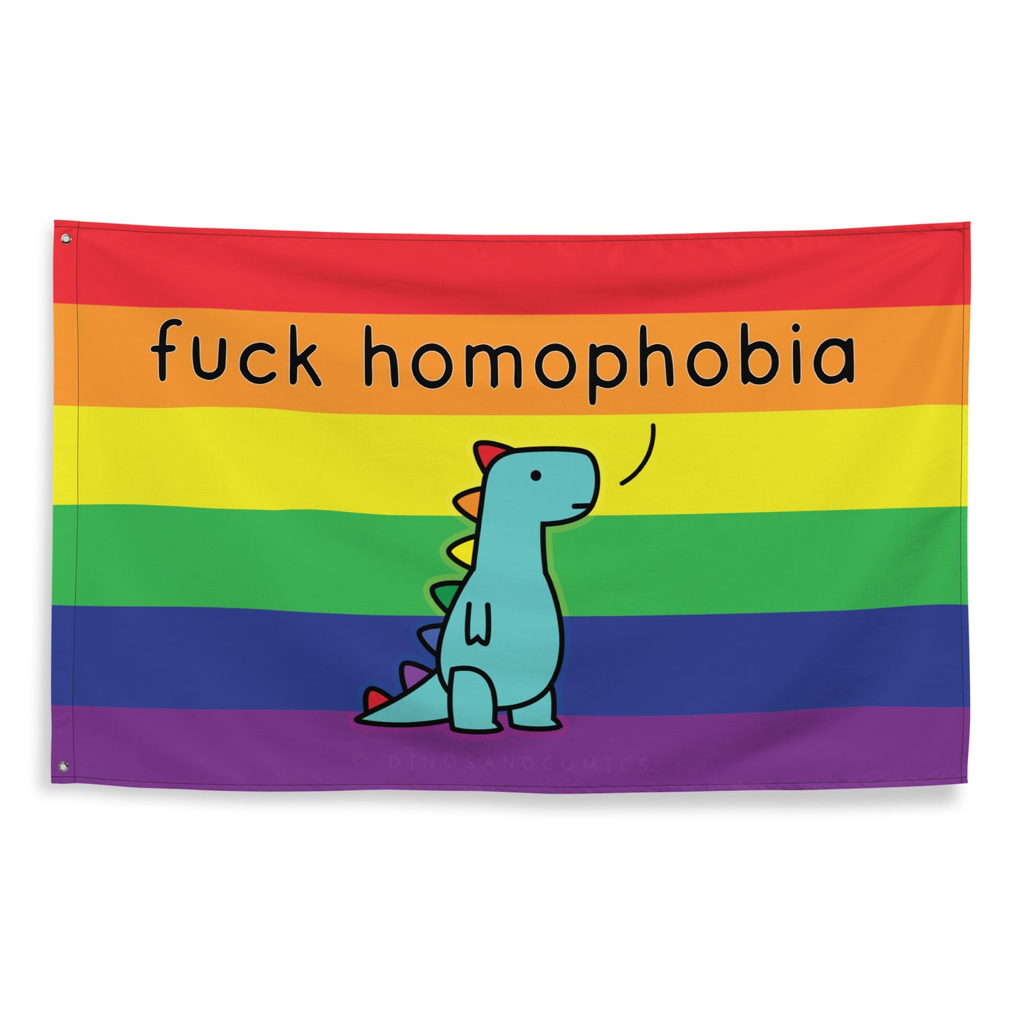 fuck homophobia flag