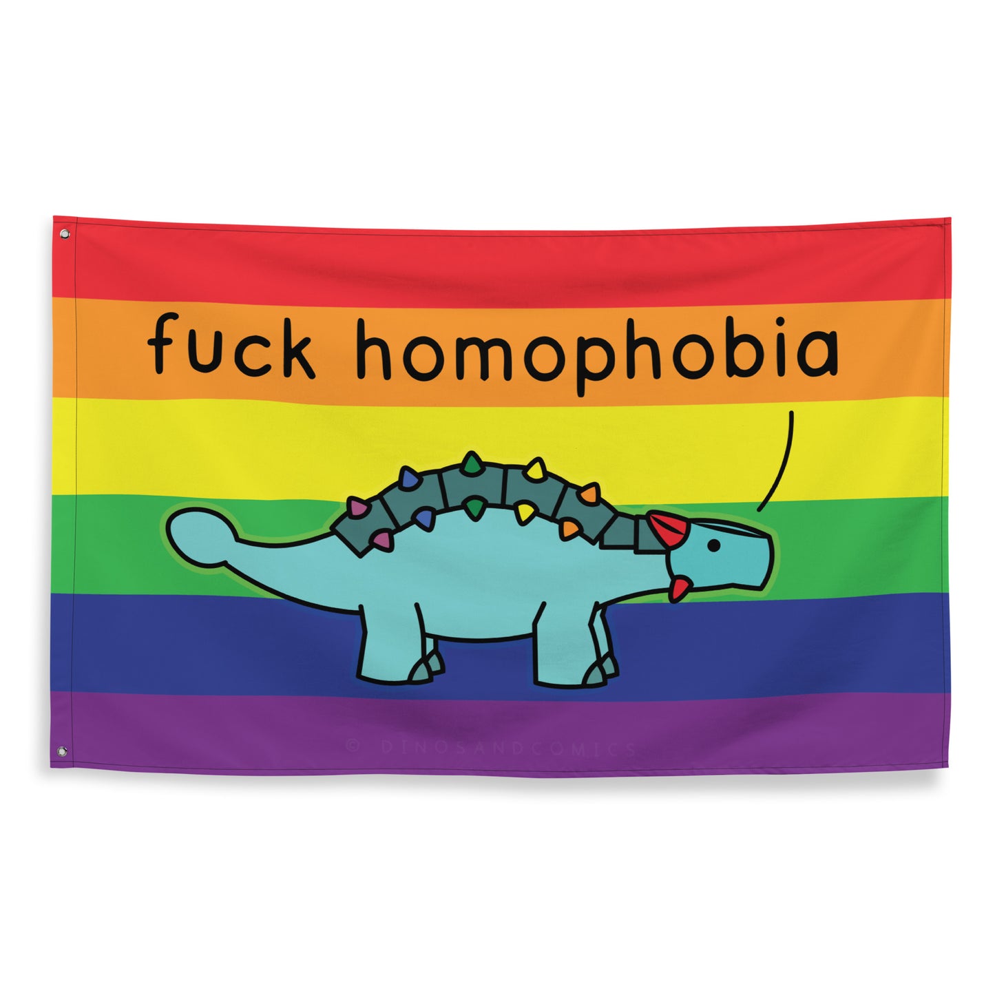 fuck homophobia flag