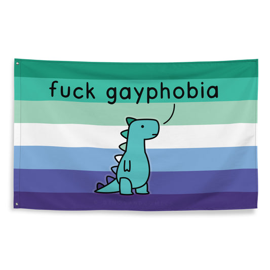 fuck gayphobia flag