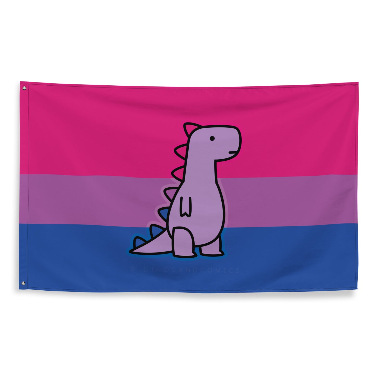 binosaur / bi t-rex flag