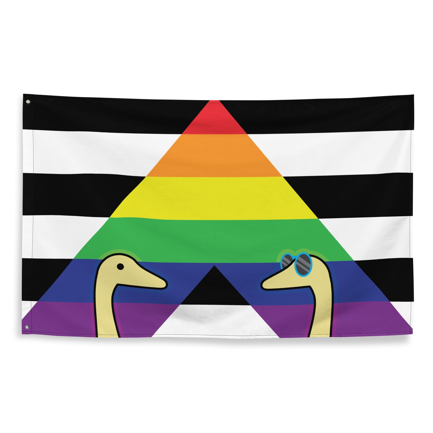 straight ally plesiosaur flag