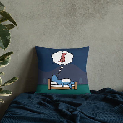 'sweet dreams' throw pillow