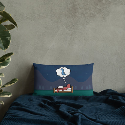 'sweet dreams' throw pillow