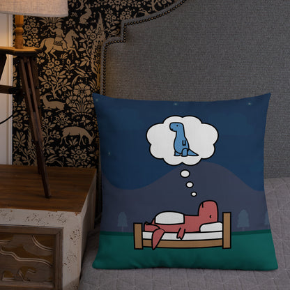 'sweet dreams' throw pillow