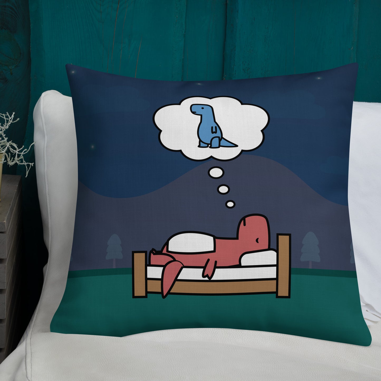 'sweet dreams' throw pillow