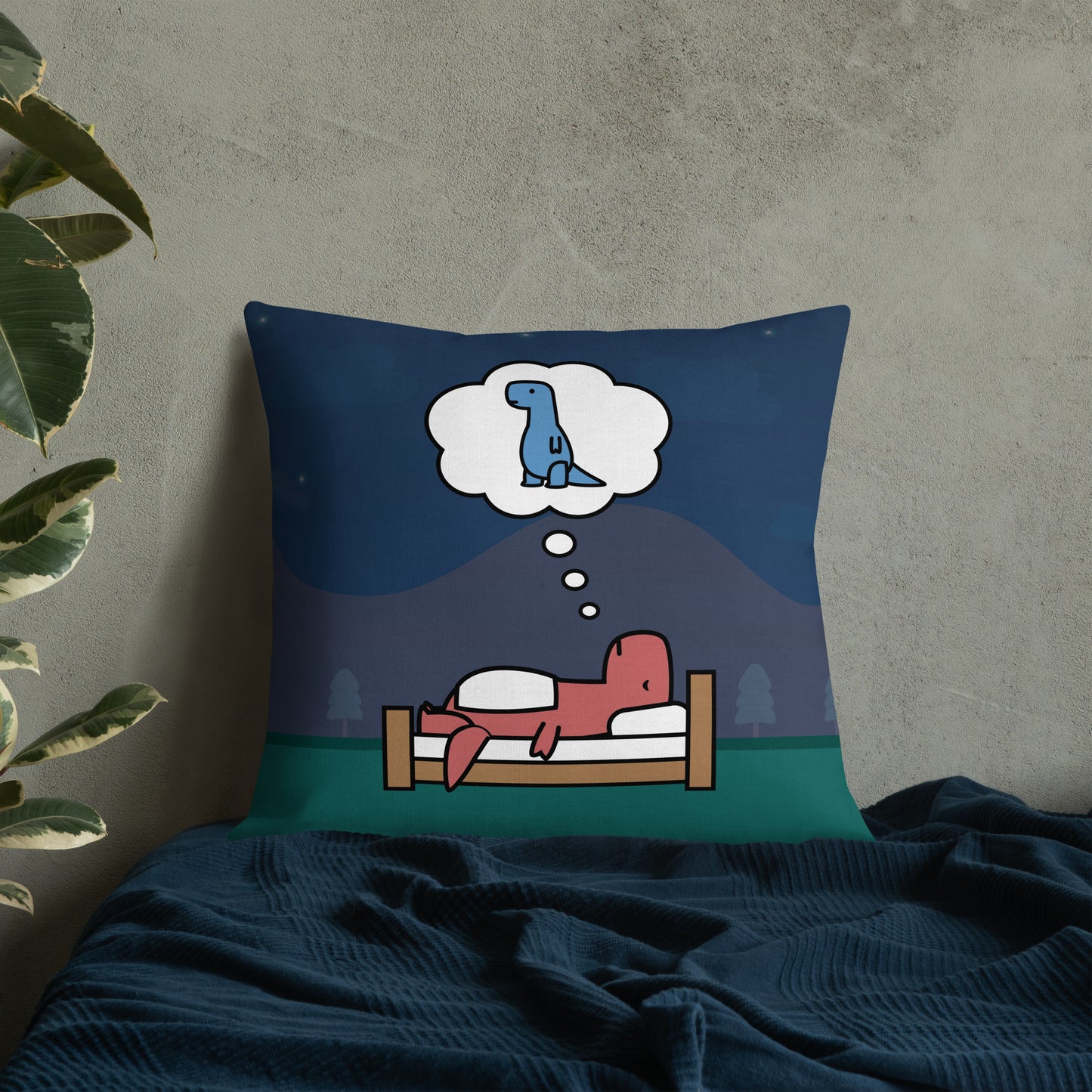 'sweet dreams' throw pillow