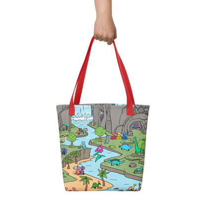 colourful world tote bag