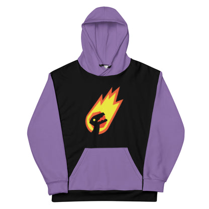 rapture raptor hoodie (purple)