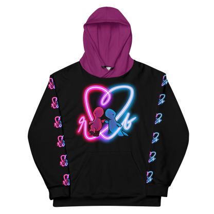 Red and Blue Neon | hoodie