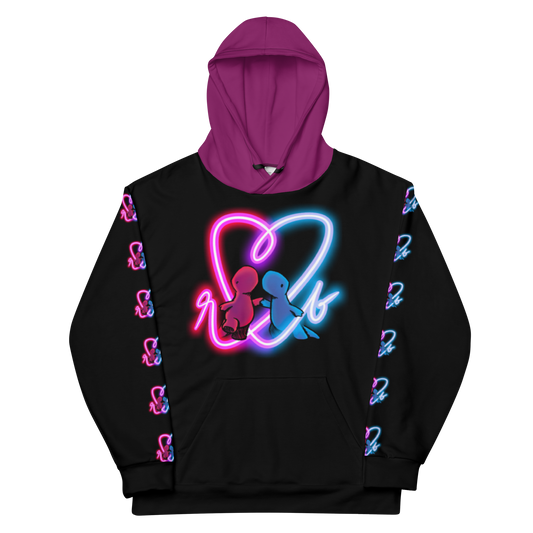 Red and Blue Neon | hoodie