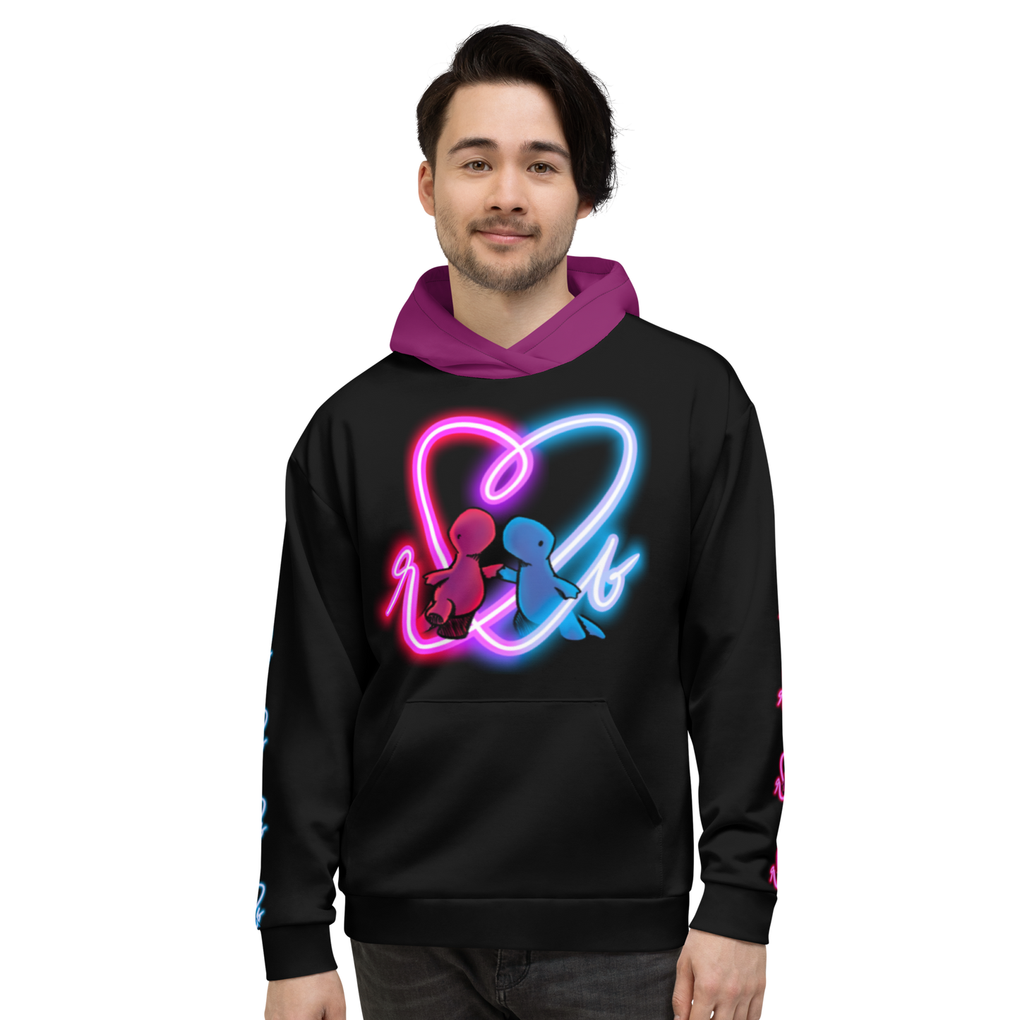 Red and Blue Neon | hoodie