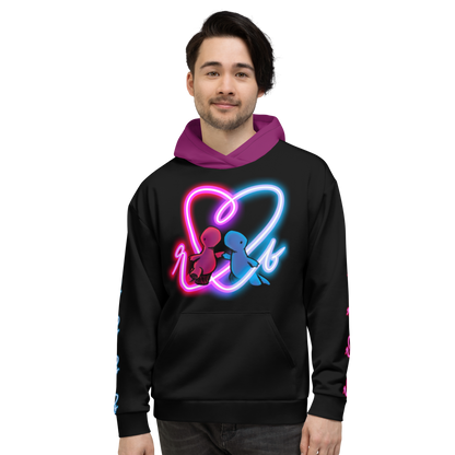 Red and Blue Neon | hoodie