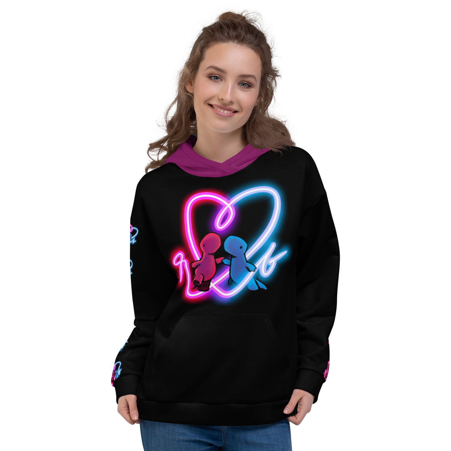 Red and Blue Neon | hoodie