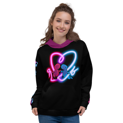 Red and Blue Neon | hoodie