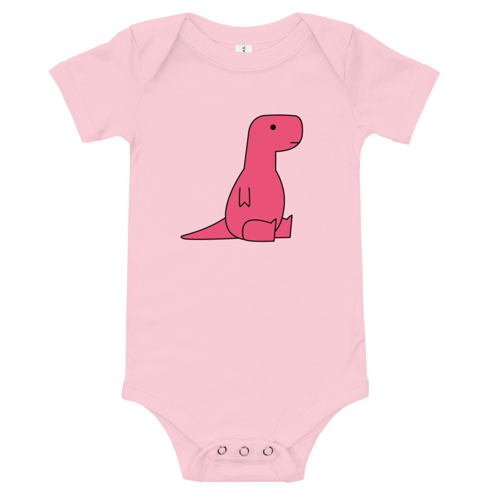 sitting pink t-rex – Shop Dinosaur - Main Image
