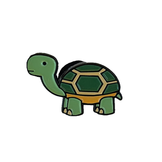 tortoise enamel pin