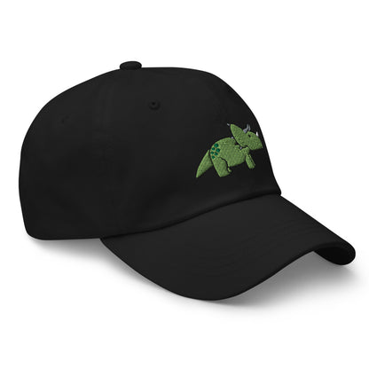 aromantic triceratops (dad cap)