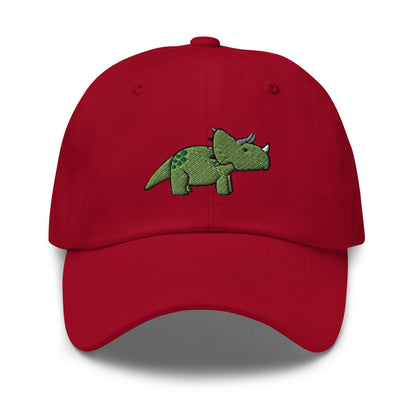 aromantic triceratops (dad cap)