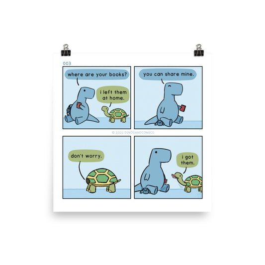 tortoise & dino 003: sharing