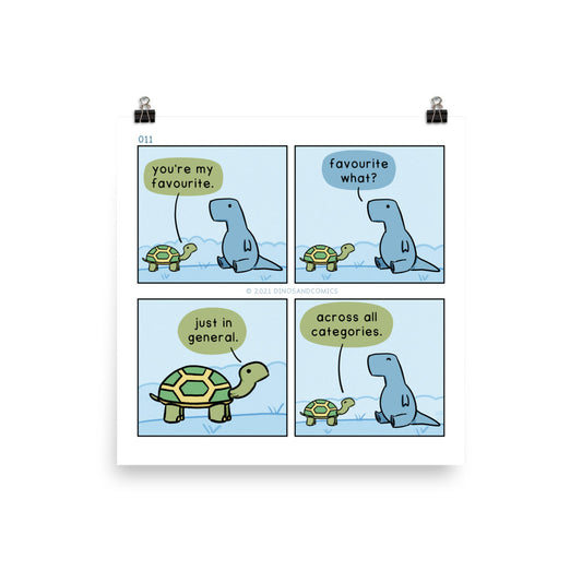 tortoise & dino 011: favourite