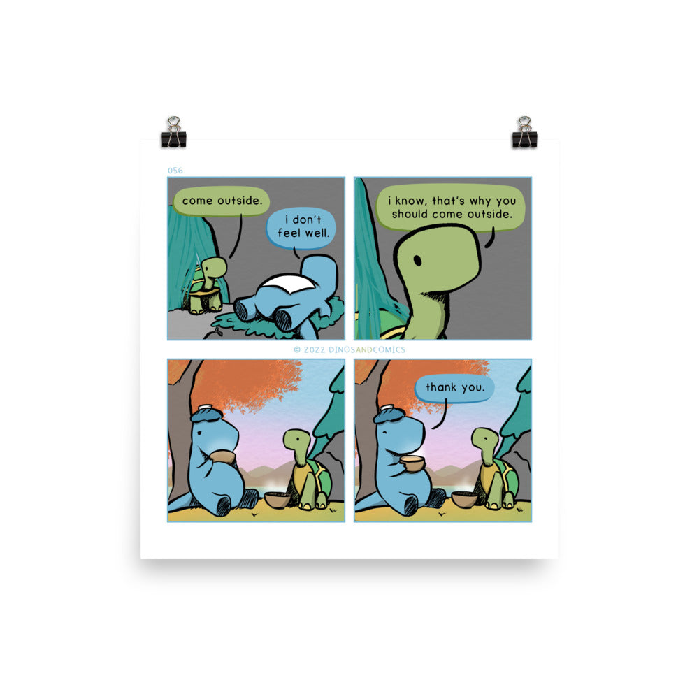 tortoise & dino 056: come outside