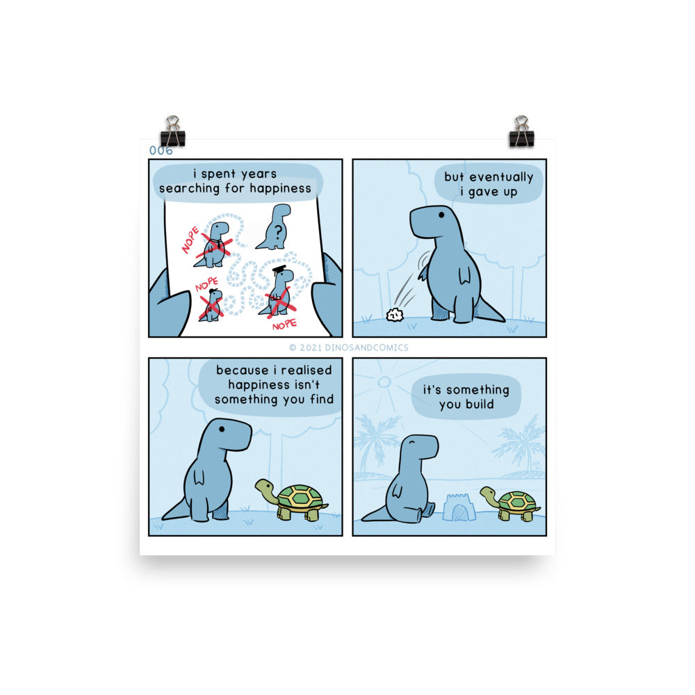 tortoise & dino 006: happiness