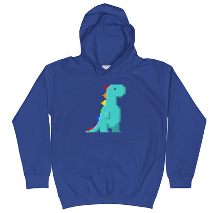 8-Bit T-Rex (youth) | hoodie