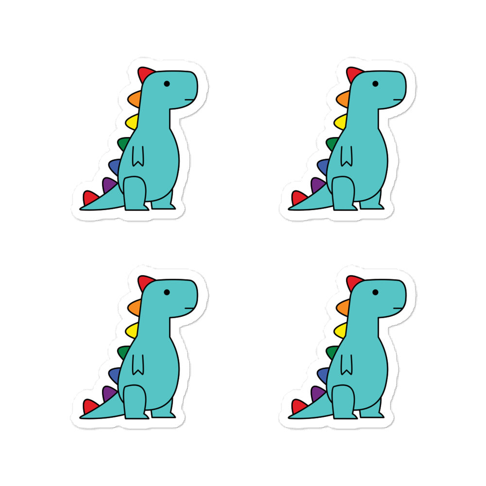 rainbow t-rex