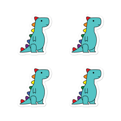 rainbow t-rex