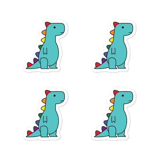 rainbow t-rex | stickers