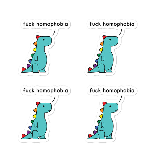 fuck homophobia | stickers