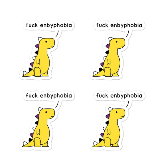 fuck enbyphobia | stickers