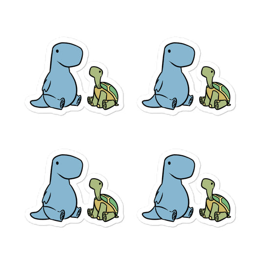 tortoise & dino | stickers