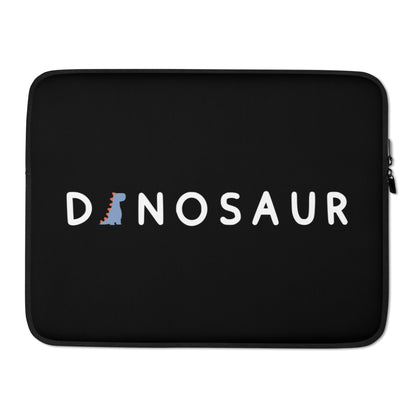 dinosaur - laptop sleeve (dark)